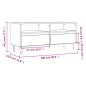 vidaXL TV-Schrank Braun Eichen-Optik 100x34,5x44,5 cm Holzwerkstoff vidaXL TV-Schrank Braun Eichen-Optik 100x34,5x44,5 cm Holzwerkstoff
