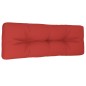 Palettenkissen Rot 120x40x12 cm Stoff Palettenkissen Rot 120x40x12 cm Stoff