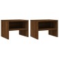 vidaXL Nachttische 2 Stk. Braun Eichen-Optik 40x30x30 cm Holzwerkstoff vidaXL Nachttische 2 Stk. Braun Eichen-Optik 40x30x30 cm Holzwerkstoff