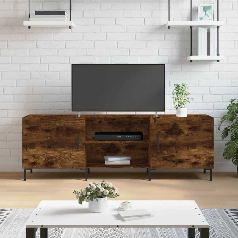 vidaXL TV-Schrank Räuchereiche 150x30x50 cm Holzwerkstoff vidaXL TV-Schrank Räuchereiche 150x30x50 cm Holzwerkstoff
