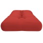 Palettenkissen Rot 120x40x12 cm Stoff Palettenkissen Rot 120x40x12 cm Stoff