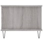 vidaXL Couchtisch Grau Sonoma 90x50x40 cm Holzwerkstoff