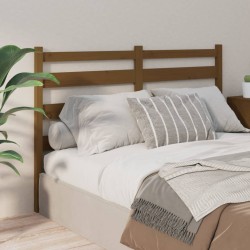 vidaXL Kopfteil Honigbraun 126x4x100 cm Massivholz Kiefer