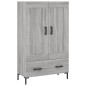 vidaXL Highboard Grau Sonoma 69,5x31x115 cm Holzwerkstoff vidaXL Highboard Grau Sonoma 69,5x31x115 cm Holzwerkstoff