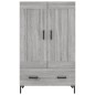 vidaXL Highboard Grau Sonoma 69,5x31x115 cm Holzwerkstoff vidaXL Highboard Grau Sonoma 69,5x31x115 cm Holzwerkstoff