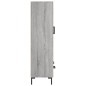vidaXL Highboard Grau Sonoma 69,5x31x115 cm Holzwerkstoff vidaXL Highboard Grau Sonoma 69,5x31x115 cm Holzwerkstoff