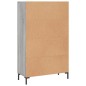 vidaXL Highboard Grau Sonoma 69,5x31x115 cm Holzwerkstoff vidaXL Highboard Grau Sonoma 69,5x31x115 cm Holzwerkstoff