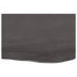 vidaXL Waschtischplatte Dunkelgrau 60x40x4 cm Massivholz Behandelt vidaXL Waschtischplatte Dunkelgrau 60x40x4 cm Massivholz Behandelt