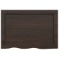 vidaXL Waschtischplatte Dunkelgrau 60x40x4 cm Massivholz Behandelt vidaXL Waschtischplatte Dunkelgrau 60x40x4 cm Massivholz Behandelt