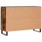 vidaXL Sideboard Räuchereiche 104x35x70 cm Holzwerkstoff vidaXL Sideboard Räuchereiche 104x35x70 cm Holzwerkstoff