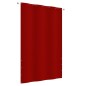 vidaXL Balkon-Sichtschutz Rot 140x240 cm Oxford-Gewebe vidaXL Balkon-Sichtschutz Rot 140x240 cm Oxford-Gewebe
