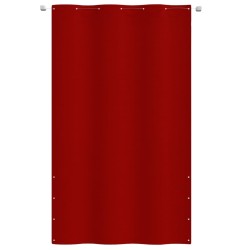 vidaXL Balkon-Sichtschutz Rot 140x240 cm Oxford-Gewebe