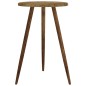 vidaXL Bistrotisch Dunkelbraun Ø50x76 cm MDF und Eisen vidaXL Bistrotisch Dunkelbraun Ø50x76 cm MDF und Eisen