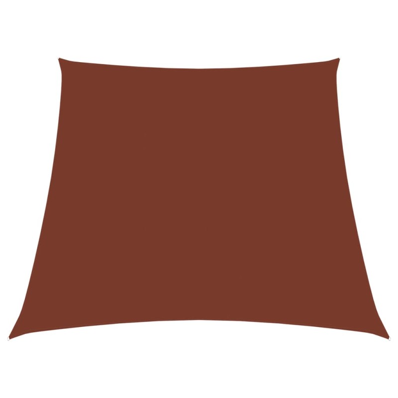 vidaXL Sonnensegel Oxford-Gewebe Trapezform 4/5x4 m Terrakotta-Rot vidaXL Sonnensegel Oxford-Gewebe Trapezform 4/5x4 m Terrakotta-Rot