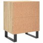 vidaXL Nachttisch Sonoma-Eiche 40x30x50 cm Holzwerkstoff