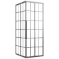 vidaXL Duschkabine Matt ESG 80x70x180 cm Schwarz vidaXL Duschkabine Matt ESG 80x70x180 cm Schwarz
