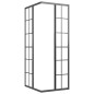vidaXL Duschkabine Matt ESG 80x70x180 cm Schwarz vidaXL Duschkabine Matt ESG 80x70x180 cm Schwarz