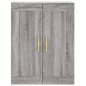 vidaXL Highboard Grau Sonoma 69,5x34x180 cm Holzwerkstoff vidaXL Highboard Grau Sonoma 69,5x34x180 cm Holzwerkstoff