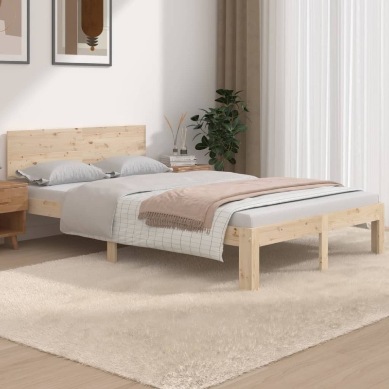 vidaXL Massivholzbett 120x190 cm vidaXL Massivholzbett 120x190 cm