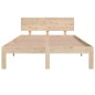 vidaXL Massivholzbett 120x190 cm vidaXL Massivholzbett 120x190 cm