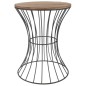 H&S Collection Beistelltisch Metall Beige H&S Collection Beistelltisch Metall Beige