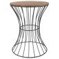 H&S Collection Beistelltisch Metall Beige H&S Collection Beistelltisch Metall Beige
