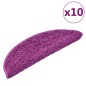 vidaXL Stufenmatten 10 Stk. 56x17x3 cm Violett