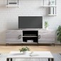 vidaXL TV-Schrank Grau Sonoma 150x30x50 cm Holzwerkstoff