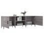 vidaXL TV-Schrank Grau Sonoma 150x30x50 cm Holzwerkstoff