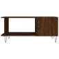 vidaXL Couchtisch Braun Eichen-Optik 90x50x40 cm Holzwerkstoff vidaXL Couchtisch Braun Eichen-Optik 90x50x40 cm Holzwerkstoff