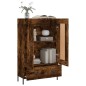 vidaXL Highboard Räuchereiche 69,5x31x115 cm Holzwerkstoff vidaXL Highboard Räuchereiche 69,5x31x115 cm Holzwerkstoff