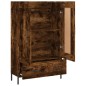 vidaXL Highboard Räuchereiche 69,5x31x115 cm Holzwerkstoff vidaXL Highboard Räuchereiche 69,5x31x115 cm Holzwerkstoff