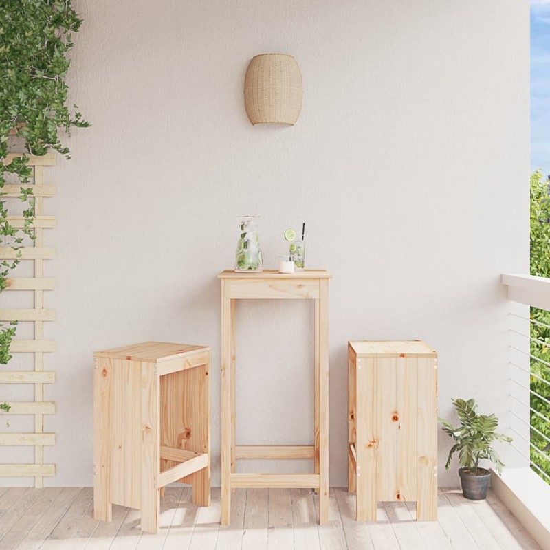 vidaXL Barhocker 2 Stk. 40x36x75 cm Massivholz Kiefer vidaXL Barhocker 2 Stk. 40x36x75 cm Massivholz Kiefer