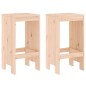 vidaXL Barhocker 2 Stk. 40x36x75 cm Massivholz Kiefer vidaXL Barhocker 2 Stk. 40x36x75 cm Massivholz Kiefer