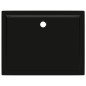 vidaXL Duschtasse ABS Rechteckig Schwarz 80x100 cm vidaXL Duschtasse ABS Rechteckig Schwarz 80x100 cm