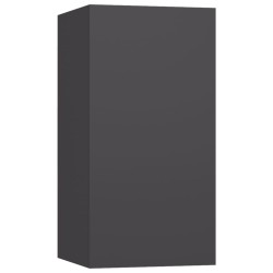 vidaXL TV-Schrank Grau 30,5x30x60 cm Holzwerkstoff