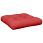 Palettenkissen Rot 60x60x12 cm Stoff Palettenkissen Rot 60x60x12 cm Stoff