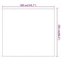 vidaXL Senkrechtmarkise Weiß 250x360 cm Oxford-Gewebe vidaXL Senkrechtmarkise Weiß 250x360 cm Oxford-Gewebe