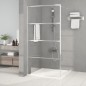 vidaXL Duschwand für Begehbare Dusche Silbern 100x195 cm ESG-Klarglas vidaXL Duschwand für Begehbare Dusche Silbern 100x195 cm ESG-Klarglas