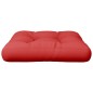 Palettenkissen Rot 60x60x12 cm Stoff Palettenkissen Rot 60x60x12 cm Stoff