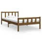 vidaXL Massivholzbett Honigbraun 90x200 cm vidaXL Massivholzbett Honigbraun 90x200 cm