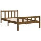 vidaXL Massivholzbett Honigbraun 90x200 cm vidaXL Massivholzbett Honigbraun 90x200 cm