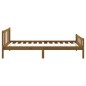 vidaXL Massivholzbett Honigbraun 90x200 cm vidaXL Massivholzbett Honigbraun 90x200 cm