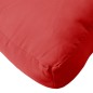 Palettenkissen Rot 60x60x12 cm Stoff Palettenkissen Rot 60x60x12 cm Stoff