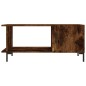 vidaXL Couchtisch Räuchereiche 90x50x40 cm Holzwerkstoff vidaXL Couchtisch Räuchereiche 90x50x40 cm Holzwerkstoff