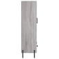 vidaXL Highboard Grau Sonoma 69,5x31x115 cm Holzwerkstoff vidaXL Highboard Grau Sonoma 69,5x31x115 cm Holzwerkstoff