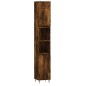 vidaXL Badschrank Räuchereiche 30x30x190 cm Holzwerkstoff vidaXL Badschrank Räuchereiche 30x30x190 cm Holzwerkstoff