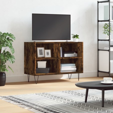 vidaXL TV-Schrank Räuchereiche 69,5x30x50 cm Holzwerkstoff
