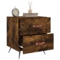 vidaXL Nachttische 2 Stk. Räuchereiche 40x35x47,5 cm Holzwerkstoff vidaXL Nachttische 2 Stk. Räuchereiche 40x35x47,5 cm Holzwerkstoff