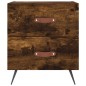 vidaXL Nachttische 2 Stk. Räuchereiche 40x35x47,5 cm Holzwerkstoff vidaXL Nachttische 2 Stk. Räuchereiche 40x35x47,5 cm Holzwerkstoff